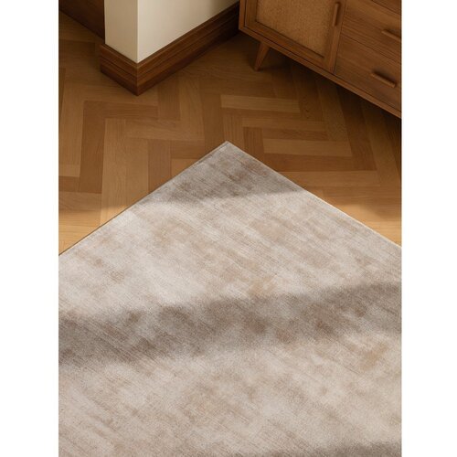 Vikosa Bež ročno tkana viskozna preproga 120x180 cm Noemi &amp;ndash; Slike