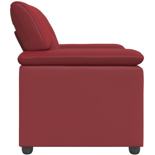 SOFA Vinska crvena 91 x 85 x 93 cm Umjetna koža Slike