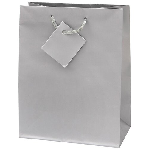  Darilna vrečka, plastificirana, mala, mat siva Cene