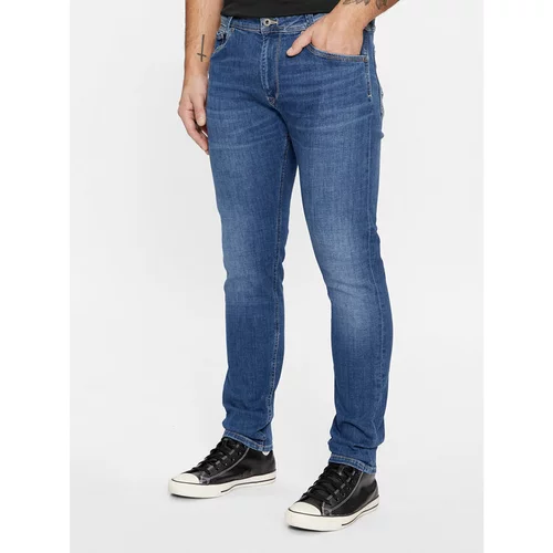 PepeJeans Jeans hlače Tapered PM207391HT52 Mornarsko modra Tapered Leg