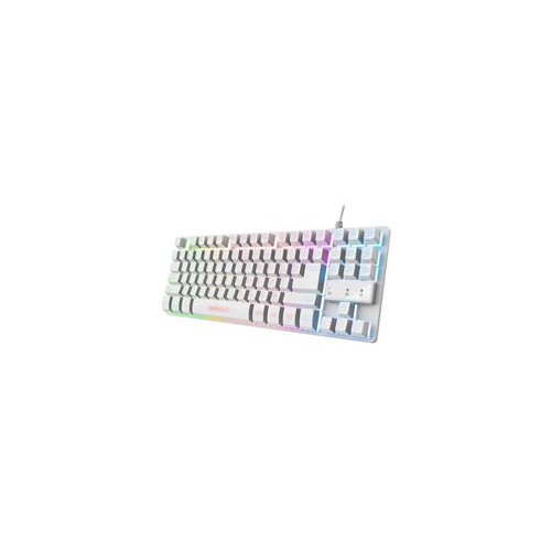 Trust GXT 833W Thado bela gaming tipkovnica, (21316999) Cene