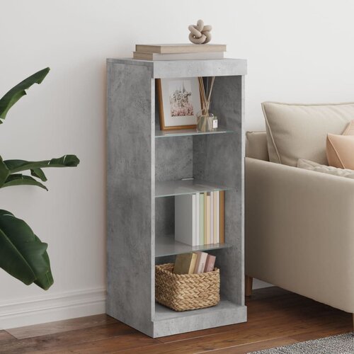 The Living Store Komoda z LED lučkami betonsko siva 41x37x100 cm - Komoda, (21661033) Slike