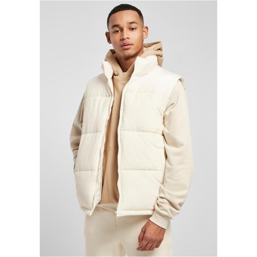 UC Men Corded vest whitesand Slike