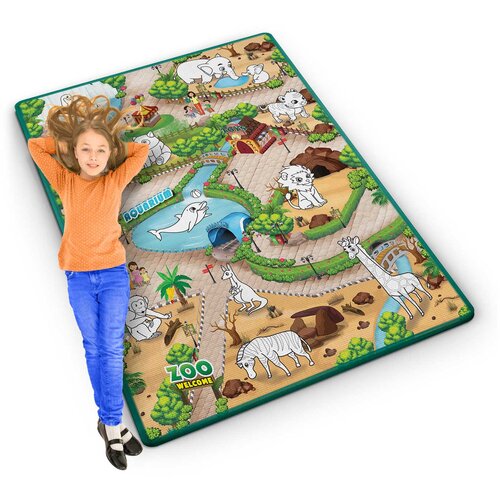Janshop Foam mata za barvanje z valjanjem 120 x 90 x 0,3 cm ricokids RK-344, (21389265) Cene