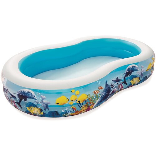 Bestway Fish &amp;#039;n Friends Family Pool 262 x 157 x 46 cm - 1 k. Slike