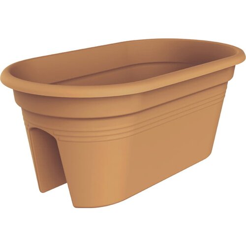 ELHO green Basics Posude za cvijeće za ograde (Vanjska dimenzija (D x Š x V): 55 x 30 x 23 cm, Plastika, terakota) Cijene