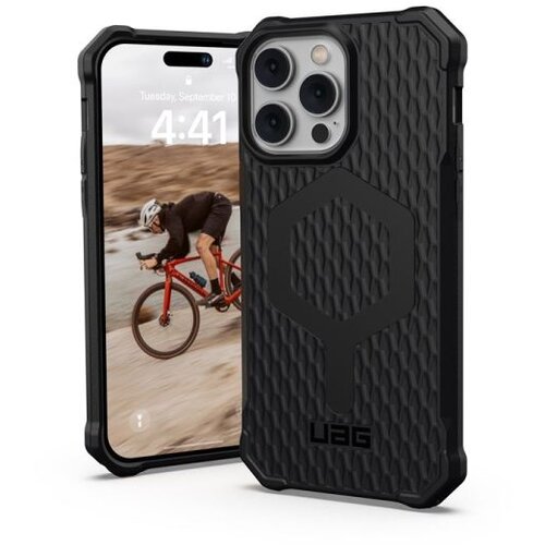  (UAG) Urban Armor Gear Essential Armor MagSafe black maska za iPhone 14 Pro Slike