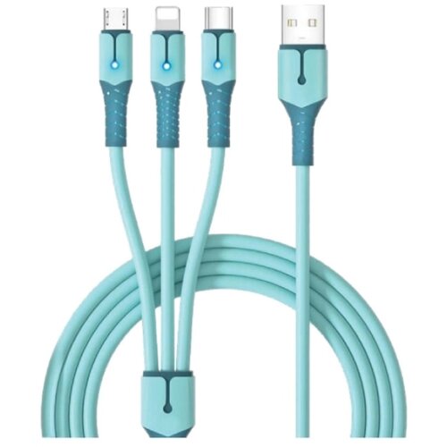  USB 3u1 kabel tip A-microB/C/Lighting 65W 1.5m 32809N Cene