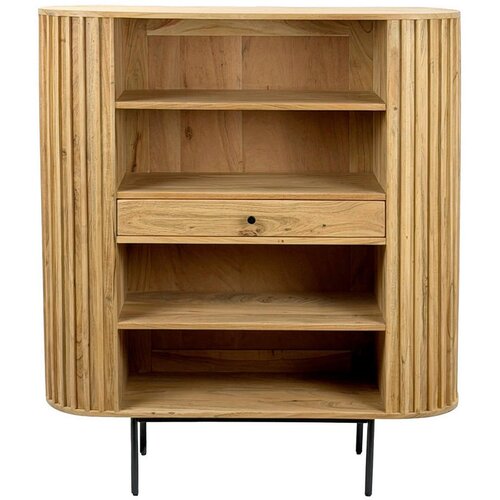 Livetastic STOJEČ REGAL 105/122/40 cm barve akacije Cene