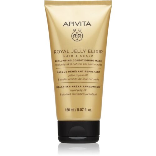 Apivita Royal Jelly Elixir Replumping Conditioning Mask balzam in maska 2 v 1 150 ml Slike