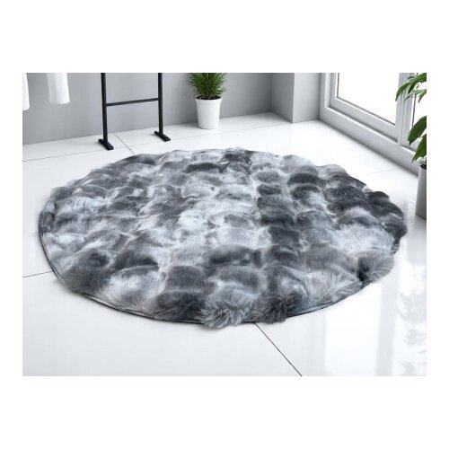  Okrugla prostirka za kupatilo &amp;ndash; fi 80 cm A1 ( VLK000183-sivaboja ) Slike