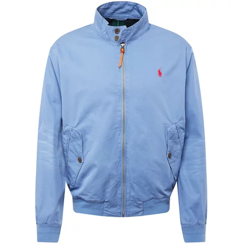 Polo Ralph Lauren Prijelazna jakna 'CITY' plava / smeđa / crvena