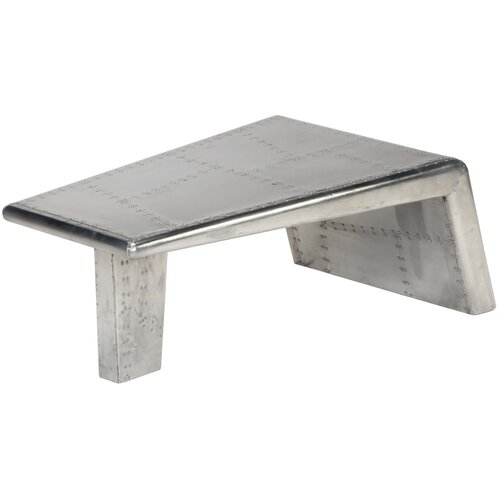 vidaXL Letalska klubska mizica iz aluminija starinski stil, (20907796) Cene