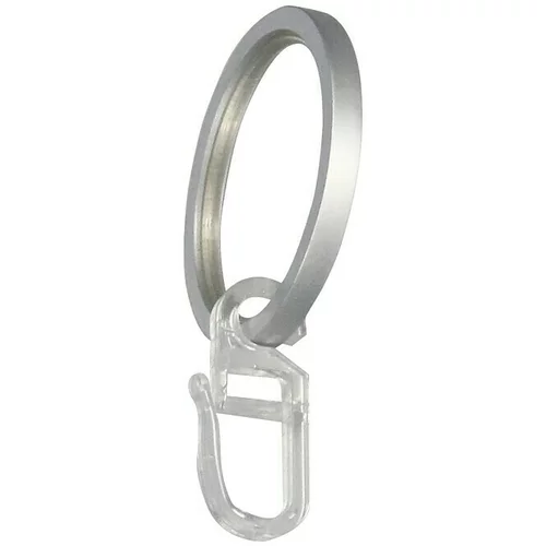 EXPO AMBIENTE Ravni prsten za zavjese (Aluminij, Prikladno za: Šipke za zavjese Ø 20 mm, 10 Kom.)