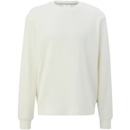 s.Oliver Sweater majica ecru/prljavo bijela