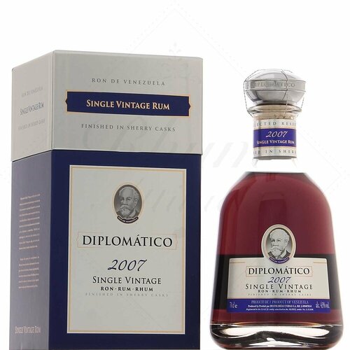 Diplomatico Single Vintage 2007 Super Premium Vintage rum 43% 0.7l Slike