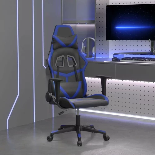  Igraća stolica crno-plava od umjetne kože