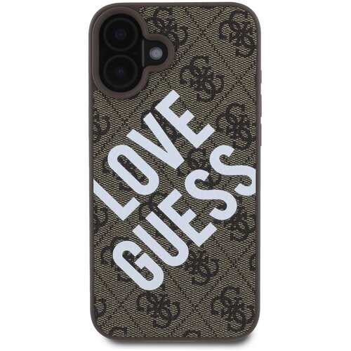 Guess Zaščitni ovitek za iPhone 16 MagSafe Model 4G, Rjava, (21736904) Cene