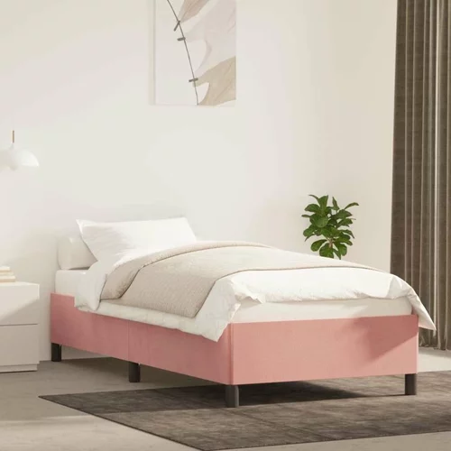  za krevet ružičasti 90x200 cm baršunasti