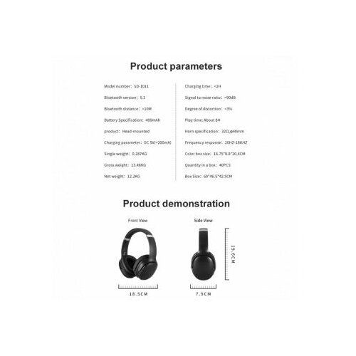 Sodo bluetooth slu&scaron;alice SD-1011 plave Cene
