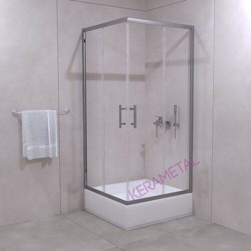 Tuš kabina loft lux K90x185 6mm Slike