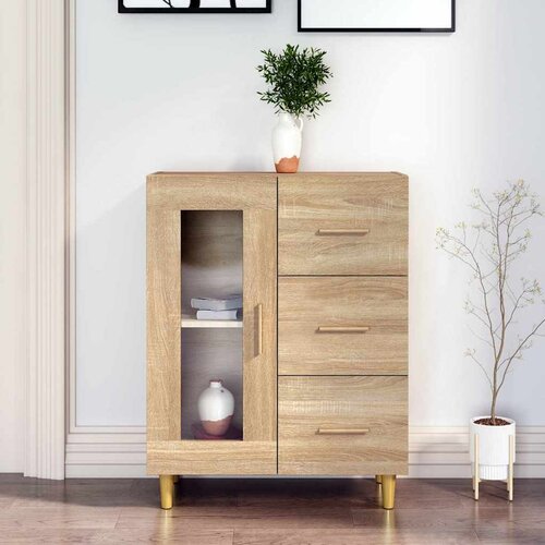  Komoda boja hrasta sonome 69,5x34x90 cm od konstruiranog drva Cijene