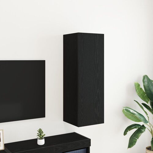 vidaXL TV omara Črni hrast Inženirski les 30,5 x 30 x 90 cm TV omara Cene