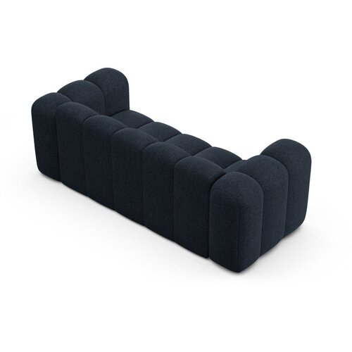 Micadoni Tamno plava sofa od &amp;scaron;enila 200 cm Lupine &amp;ndash; Slike