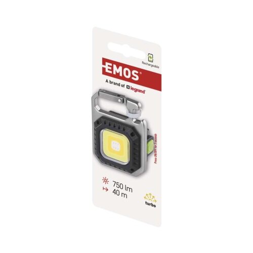  Polnilna mini LED svetilka - obesek za ključe, 750 lm Slike