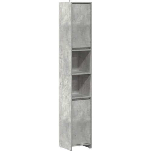 Maison Chic Kopalni&amp;scaron;ka omarica - Kopalni&amp;scaron;ki kabinet betonsko siva 30x30x183,5 cm iverna plo&amp;scaron;ča, (21794711) Slike