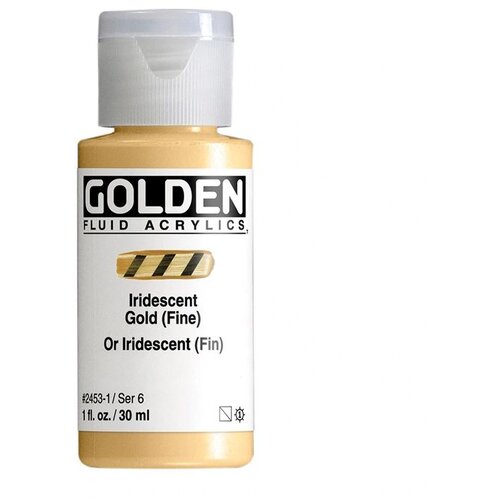  GOLDEN Fluid Iridescent Akrilna boja | 2453 gold Slike