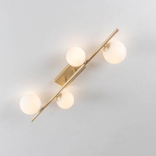  Brilagi - LED plafonski luster MILLA 4xG9/3W/230V zlatna/bela Slike