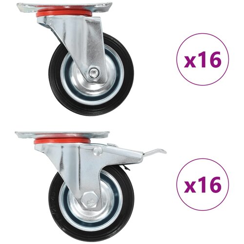  Okretni kotačići 32 kom 75 mm Slike