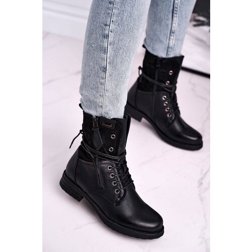 Kesi Women&amp;#039;s Ankle Boots - Black Perfecto Slike
