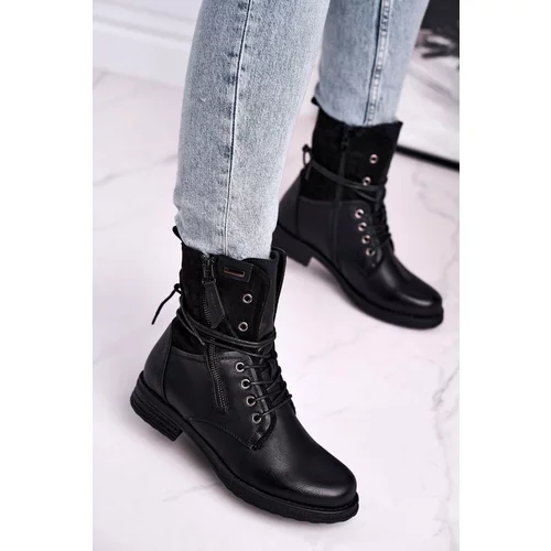 Kesi Women's Ankle Boots - Black Perfecto