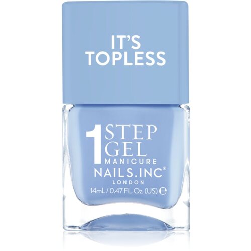 Nails Inc. It&amp;rsquo;s Topless gel lak za nokte za dugotrajni efekt nijansa KIm 14 ml Slike