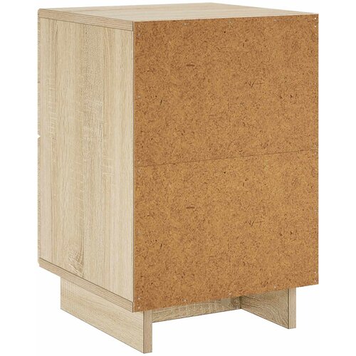  Noćni ormar 2 kom. Hrast sonoma 33,5 x 34,5 x 50 cm Slike
