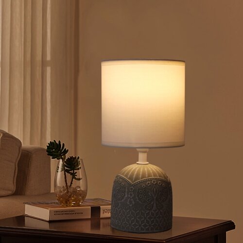 Aigostar Stona lampa 1xE14/40W/230V siva/bela Slike
