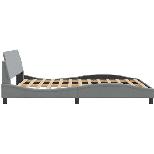  Okvir za krevet Dover svjetlosivi 160 x 200 cm od tkanine Slike