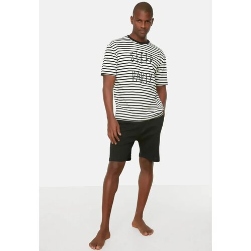 Trendyol Mu&scaron;ki set pidžame Thmss21Pt0691, Crni Cene