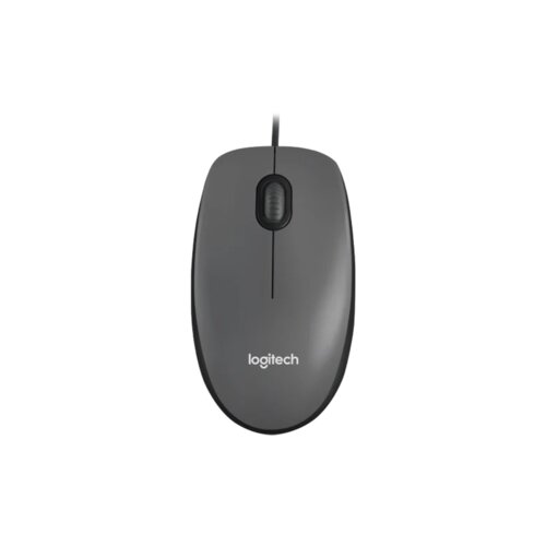 Logitech M100 corded mouse - black - usb Slike