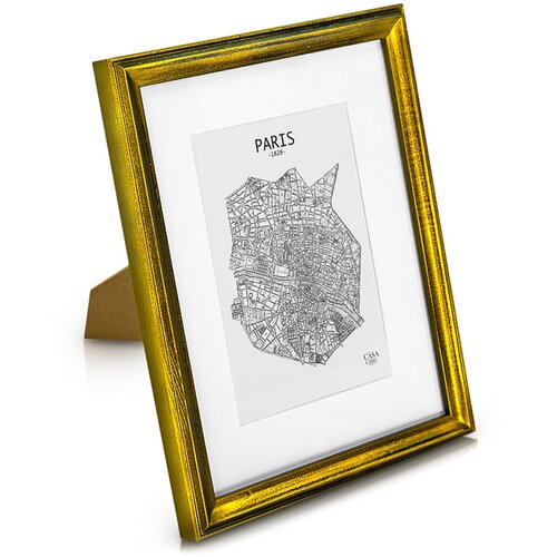 Casa Chic Lancaster, okvir za slike, 24,8 x 19,3 cm, Zlato Cene