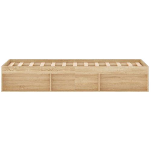 vidaXL Okvir za krevet boja hrasta sonome 120 x 190 cm mali bračni Cijene