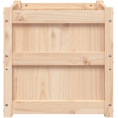  Vrtna sadilica 50 x 50 x 50 cm od masivne borovine Slike