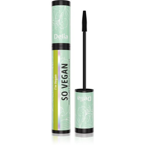 Delia Cosmetics So Vegan maskara za volumen in podaljšanje trepalnic odtenek Black 11 ml Cene