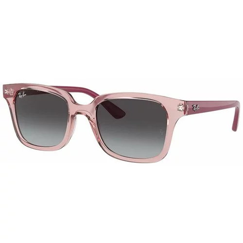 Ray-ban Otroška sončna očala roza barva, 0RJ9071S