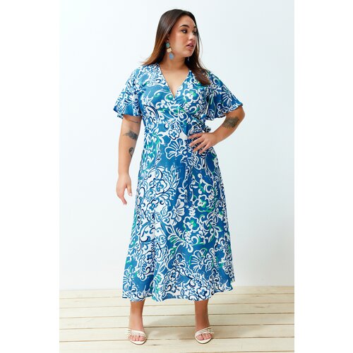 Trendyol Curve Multi Color Patterned A-line Woven Dress Slike