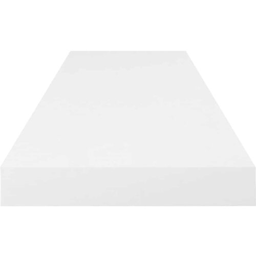  Plutajuće zidne police 4 kom sjajne bijele 80x23,5x3,8 cm MDF Slike