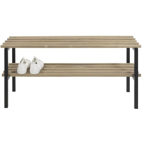 Spinder Design Crni/u prirodnoj boji metalni ormarić za cipele Rizzoli &amp;ndash; Slike