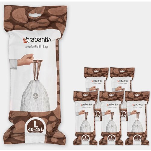 Brabantia vrečke Perfect Fit 45L X 6 x 20 kos Slike